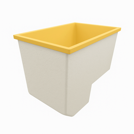 Deep Bathtub With Seat 1100 L x 1100 W x 1000 Depth Handmade by Omnitub