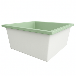 Deep Bathtub 1500 L x 1500 W x 600 Soaking Depth Handmade by Omnitub