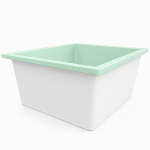 1400 L x 1200 W x 625 H. Bain profond. Omnitub Duo Flow