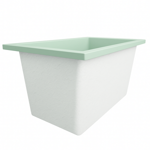 Omnitub 1250 x 750 Deep Soaking Bathtub – 600mm Internal Depth – Rectangular