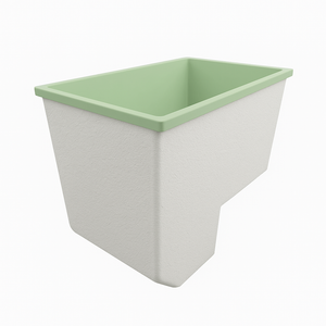 Deep Bathtub With Seat 1100 L x 700 W x 1000 Depth Handmade by Omnitub