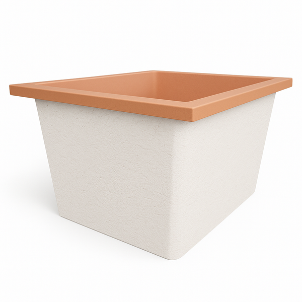 Omnitub Solo Extra 1150 x 900 handmade UK deep soaking tub 600mm depth rectangular - additional view 5
