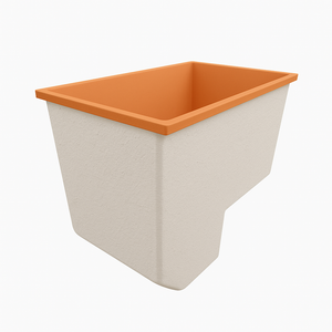 Deep Bathtub With Seat 1100 L x 700 W x 1000 Depth Handmade by Omnitub