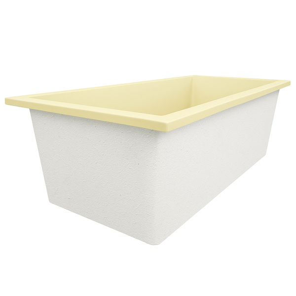 Omnitub Deluxe Plus 1800 x 800 handmade UK deep soaking tub 600mm depth rectangular - colour detail 4
