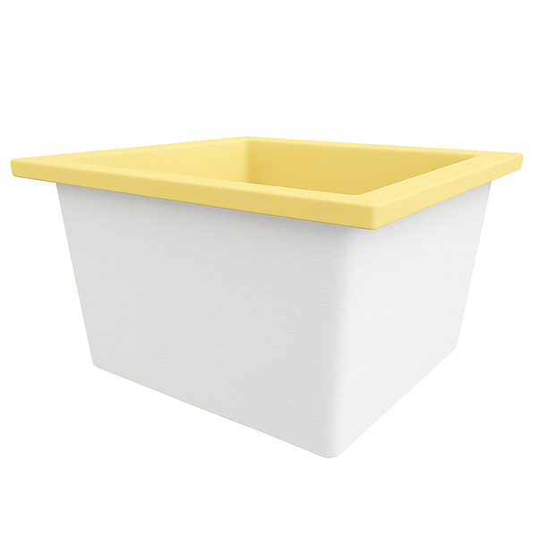 Omnitub Duo Square 1050 x 1050 deep soaking tub 600mm depth square - installed in bathroom 4
