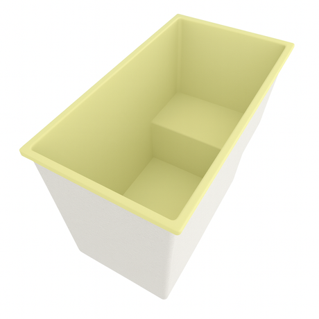Deep Bathtub With Seat 1495 L x 800 W x 1000 Depth Handmade by Omnitub