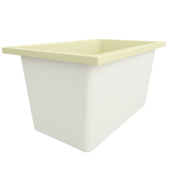Omnitub Solo Supreme 1250 x 850 UK deep soaking tub 600mm depth rectangular - colour detail 4