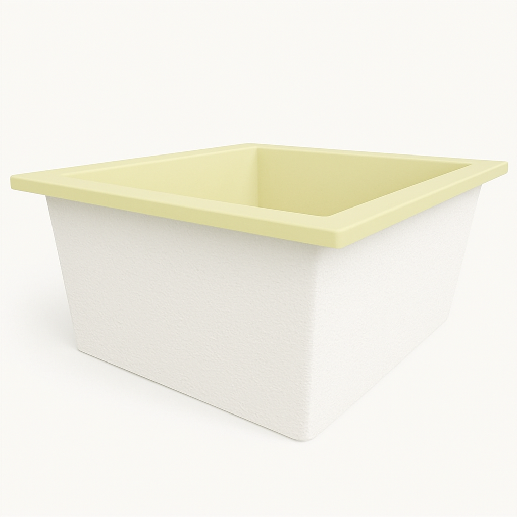 1400 L x 1200 W x 625 H. Bain profond. Omnitub Duo Flow