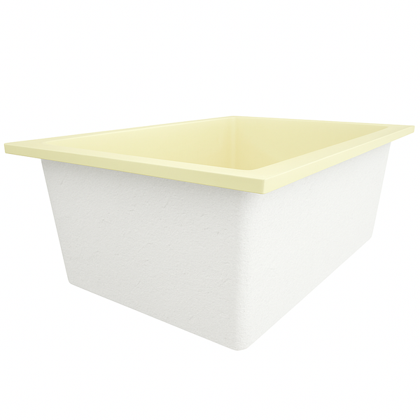 Omnitub Solo Plus 1250 x 1050 handmade UK deep soaking tub 600mm depth wide rectangular - main product view 5