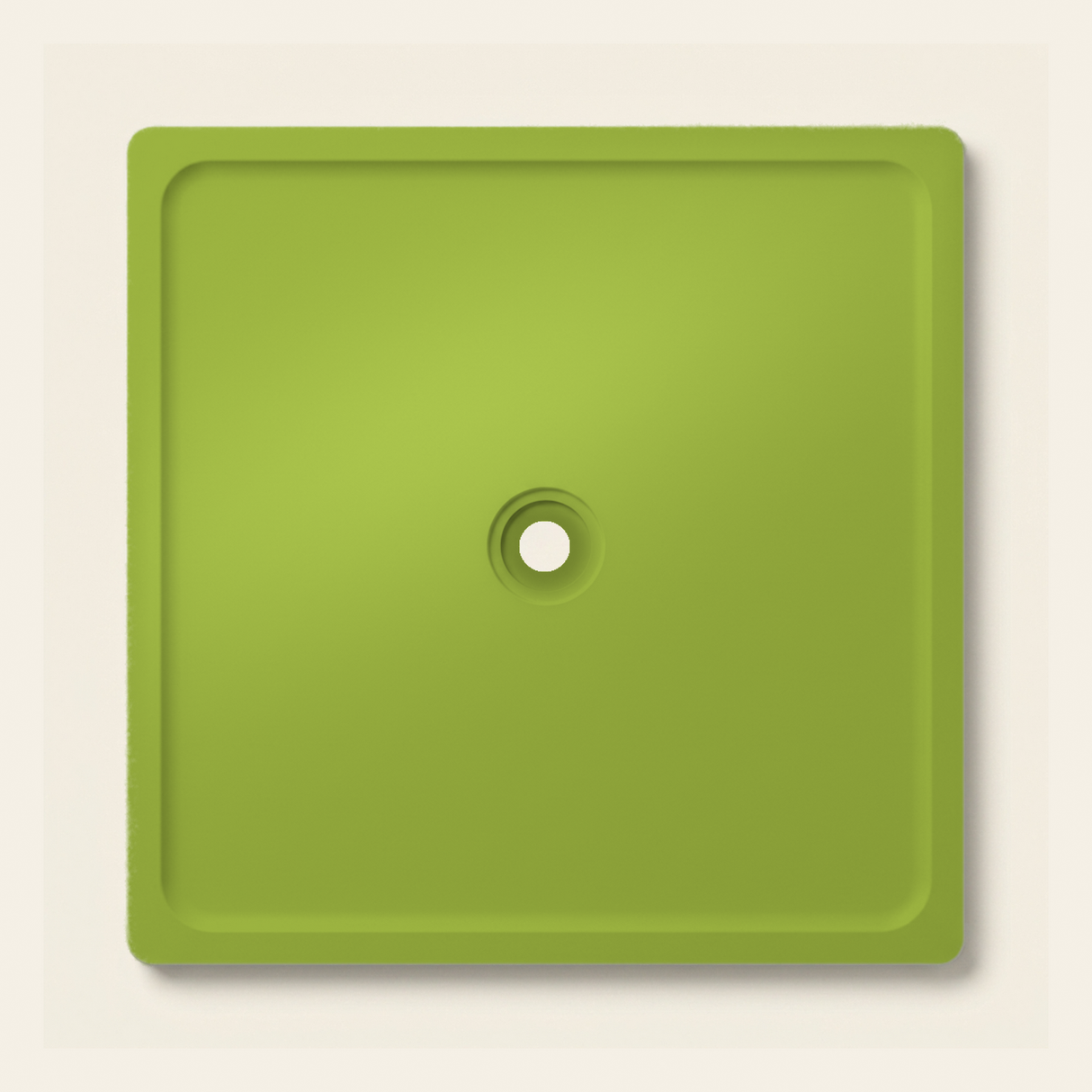 OMN-V5B Linden Green — 1500 x 1500 shower tray
