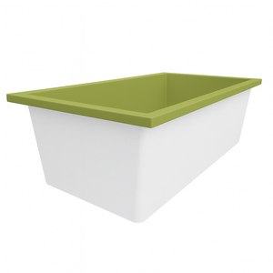 Deep Bathtub 1750 L x 950 W x 600 Soaking Depth Handmade by Omnitub