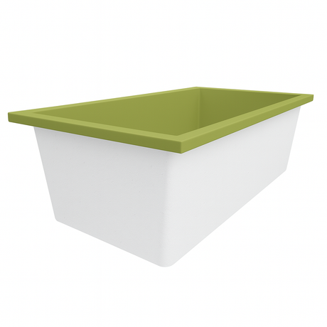 Deep Bathtub 1750 L x 950 W x 600 Soaking Depth Handmade by Omnitub
