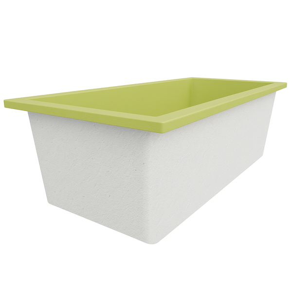 Omnitub 1900 x 900 UK deep soaking tub 600mm depth rectangular - product overview 3