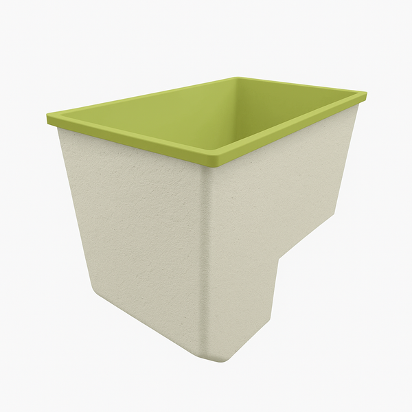 Omnitub 1100 x 700 handmade UK seated soaking tub 1000mm depth rectangular - gallery image 4