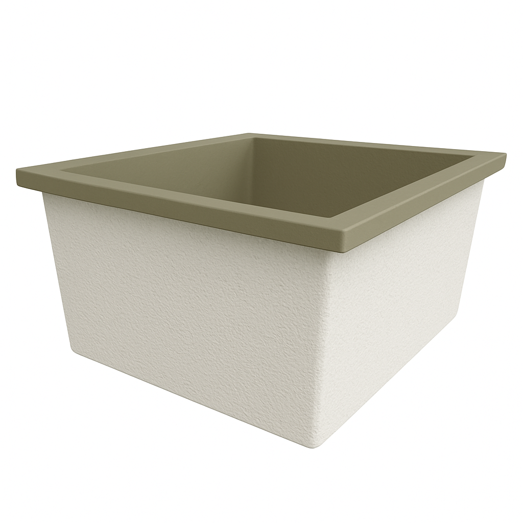 1400 L x 1200 W x 625 H. Bain profond. Omnitub Duo Flow