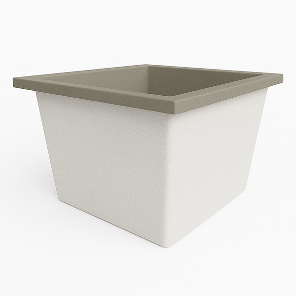 Omnitub Solo Extra 1150 x 900 handmade UK deep soaking tub 600mm depth rectangular - product overview 5