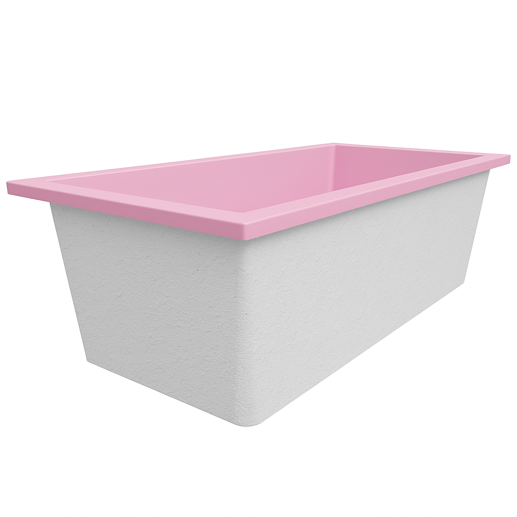 1900 L x 900 W x 625 H. Bain profond. Omnitub de luxe supplémentaire