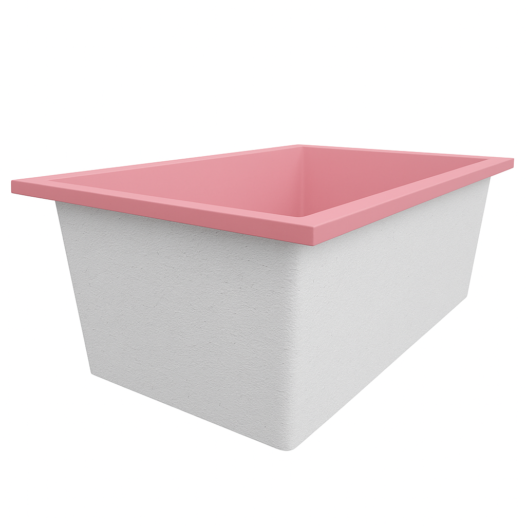 1500 L x 1050 W x 625 H. Bain profond. Omnitub Duo Extra 