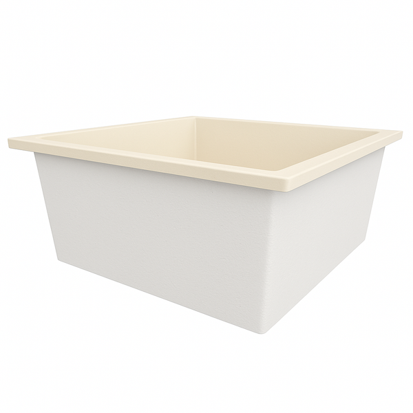 Omnitub 1400 x 1400 deep soaking tub 600mm depth square - dimensions overview 4