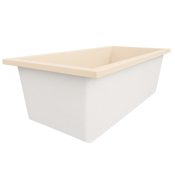 Omnitub 1900 x 900 UK deep soaking tub 600mm depth rectangular - main product view 4