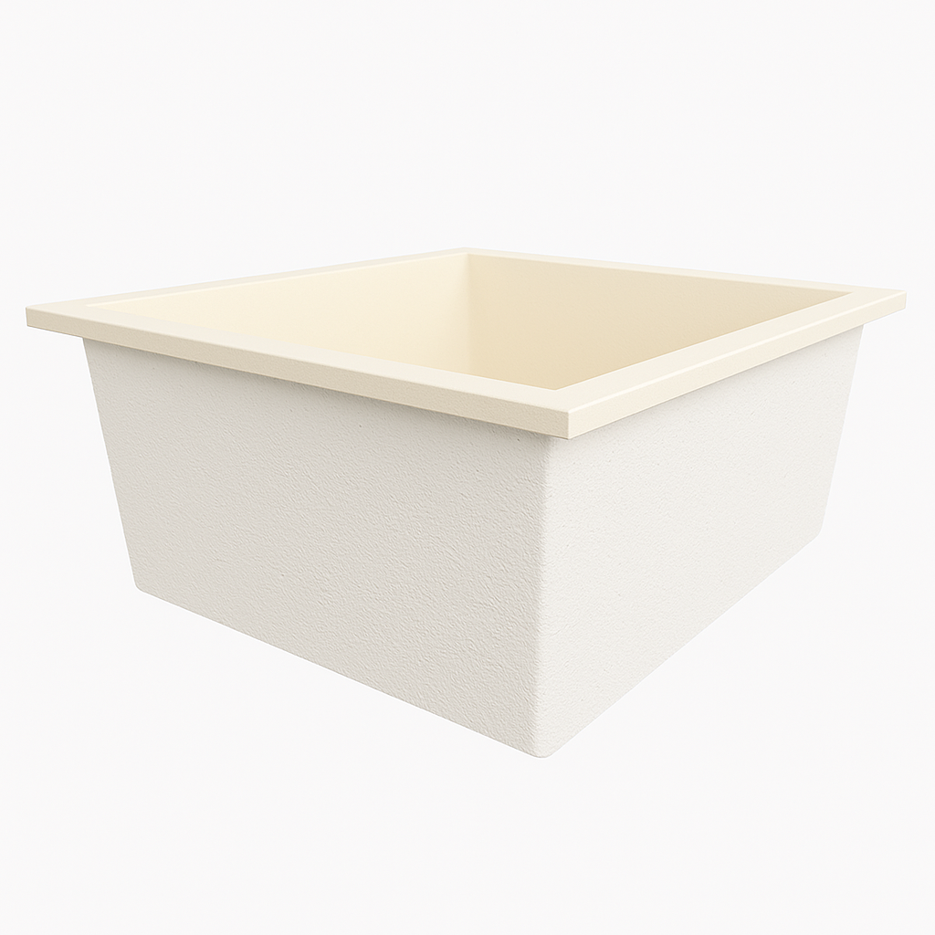 1400 L x 1200 W x 625 H. Bain profond. Omnitub Duo Flow