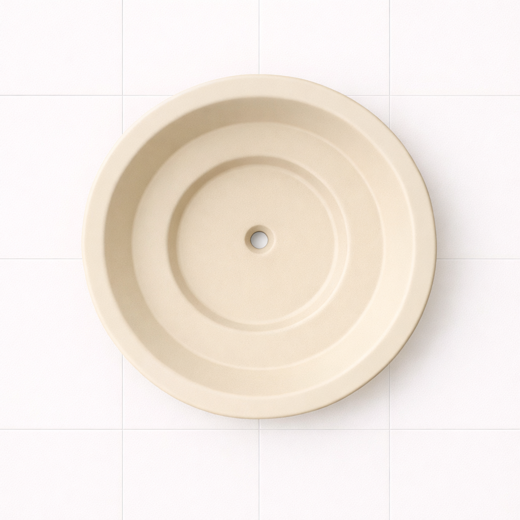 1500 Diameter Soaking Tub – 1000mm Depth – Round by Omnitub - installed in bathroom 4