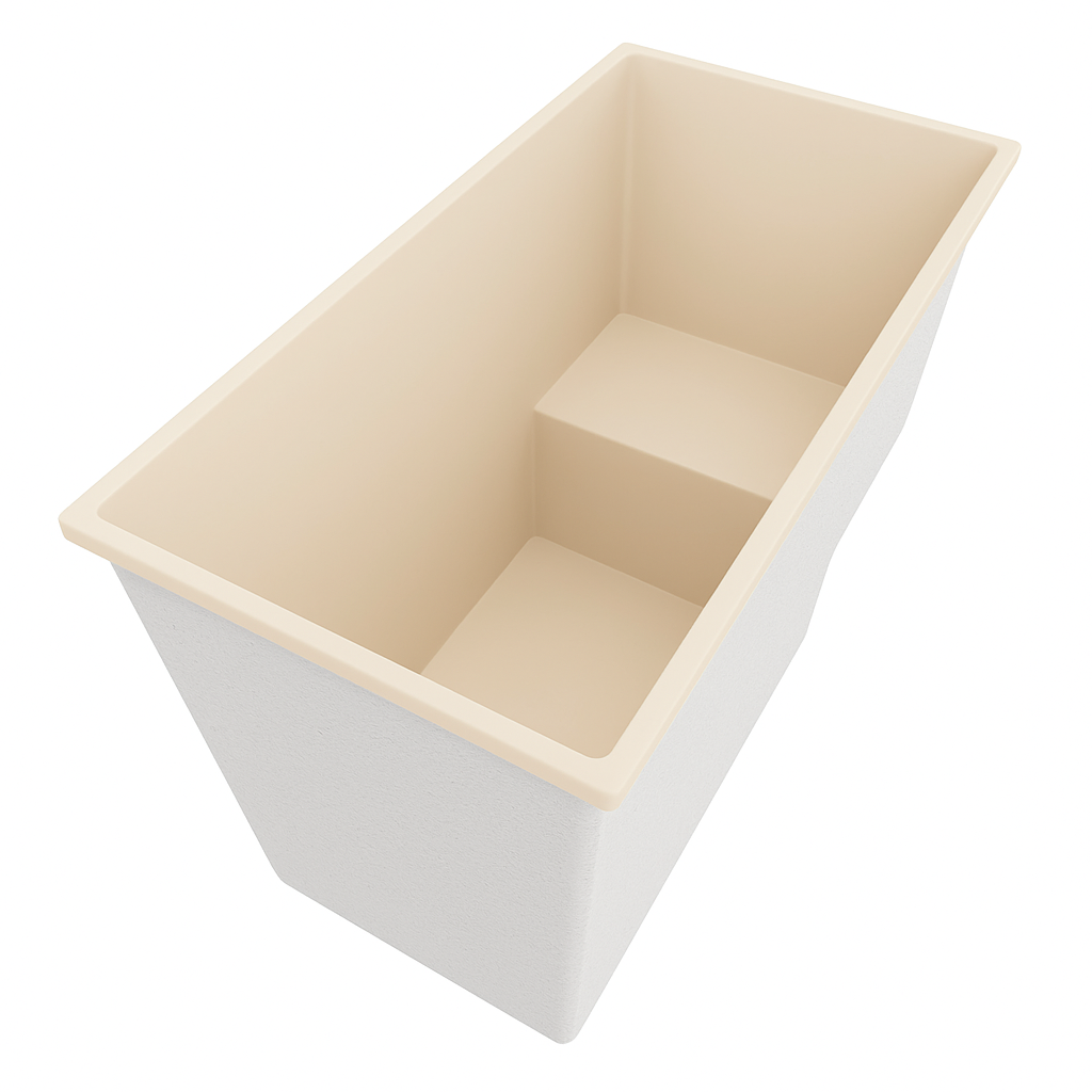 1495 x 800 Seated Soaking Tub – 1000mm Depth – Rectangular – Omnitub