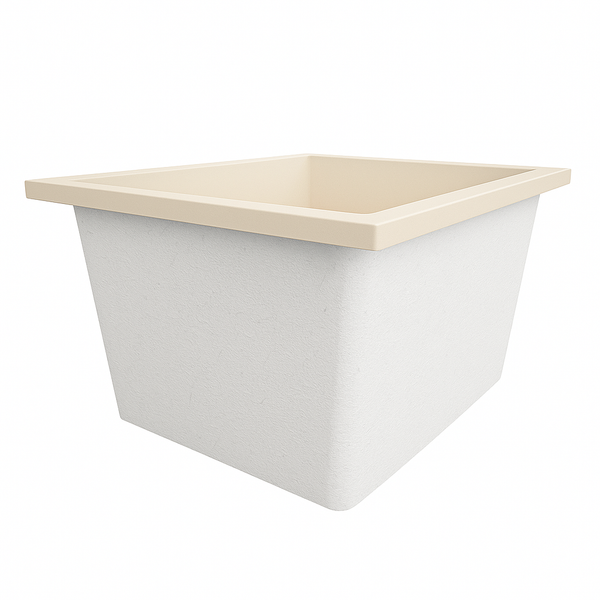 Omnitub Solo Extra 1150 x 900 handmade UK deep soaking tub 600mm depth rectangular - feature highlight 5