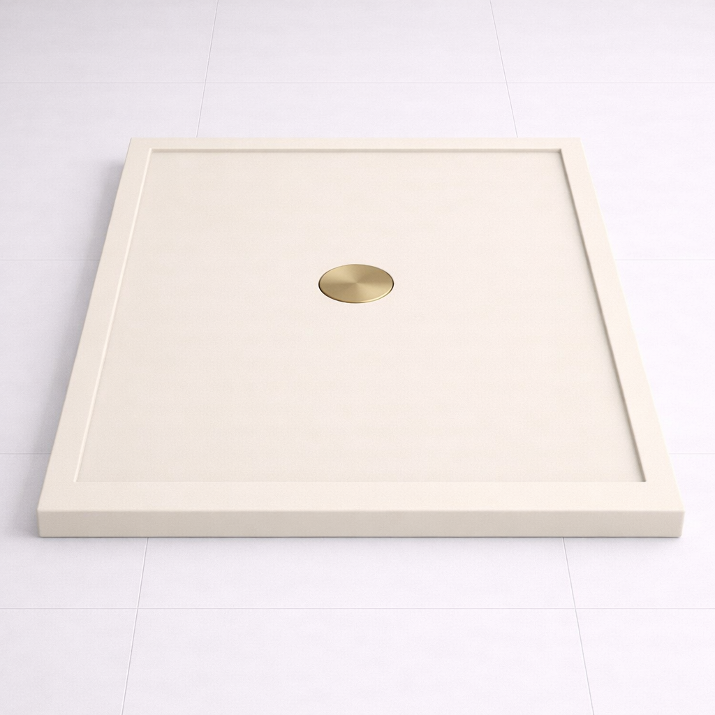 Omnitub 740 × 590 Rectangular Shower Tray – 35mm Slim Non-Slip - close-up detail 2