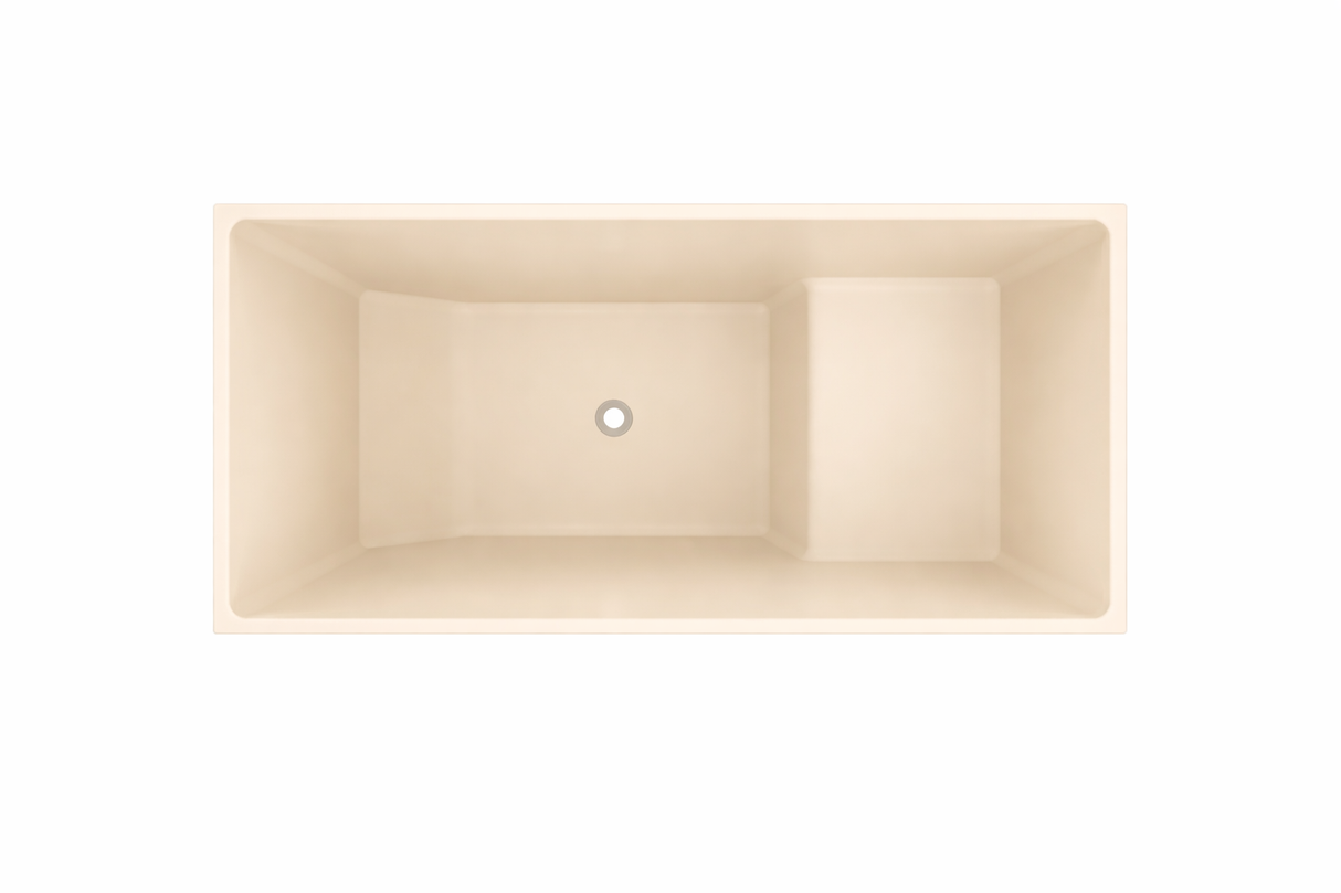 Baignoire à assise profonde 1100 L x 700 W x 1000 H Baignoire de trempage japonaise d'Omnitub