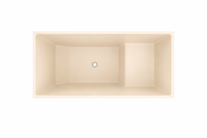 Baignoire à assise profonde 1100 L x 700 W x 1000 H Baignoire de trempage japonaise d'Omnitub