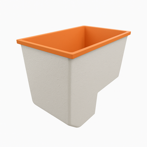 Deep Bathtub With Seat 1100 L x 700 W x 1000 Depth Handmade by Omnitub