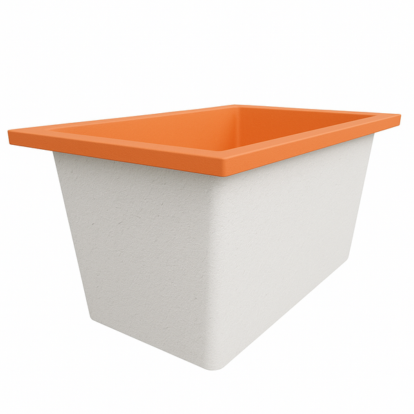 Omnitub Solo Supreme 1250 x 850 UK deep soaking tub 600mm depth rectangular - product overview 4