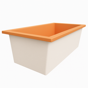 Deep Bathtub 1750 L x 950 W x 600 Soaking Depth Handmade by Omnitub