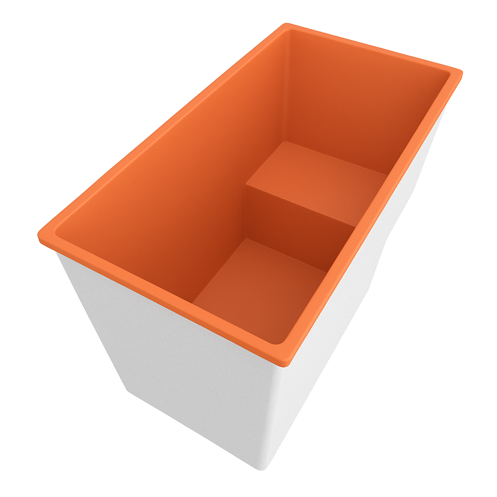 1495 x 800 Seated Soaking Tub – 1000mm Depth – Rectangular – Omnitub