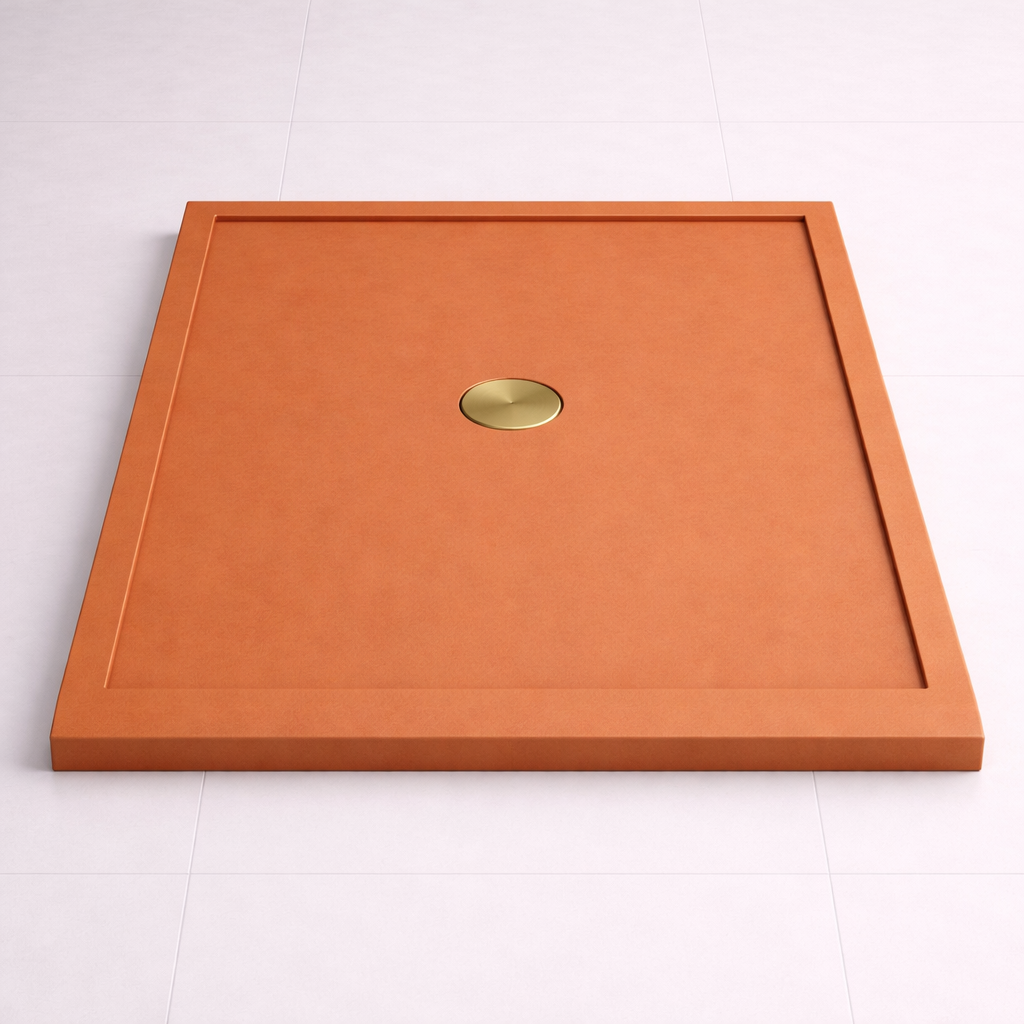 Omnitub 740 × 590 Rectangular Shower Tray – 35mm Slim Non-Slip - lifestyle setting 2