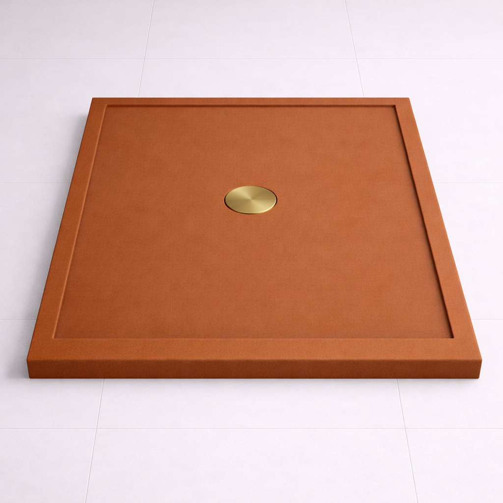 Omnitub 740 × 590 Rectangular Shower Tray – 35mm Slim Non-Slip - dimensions overview 2