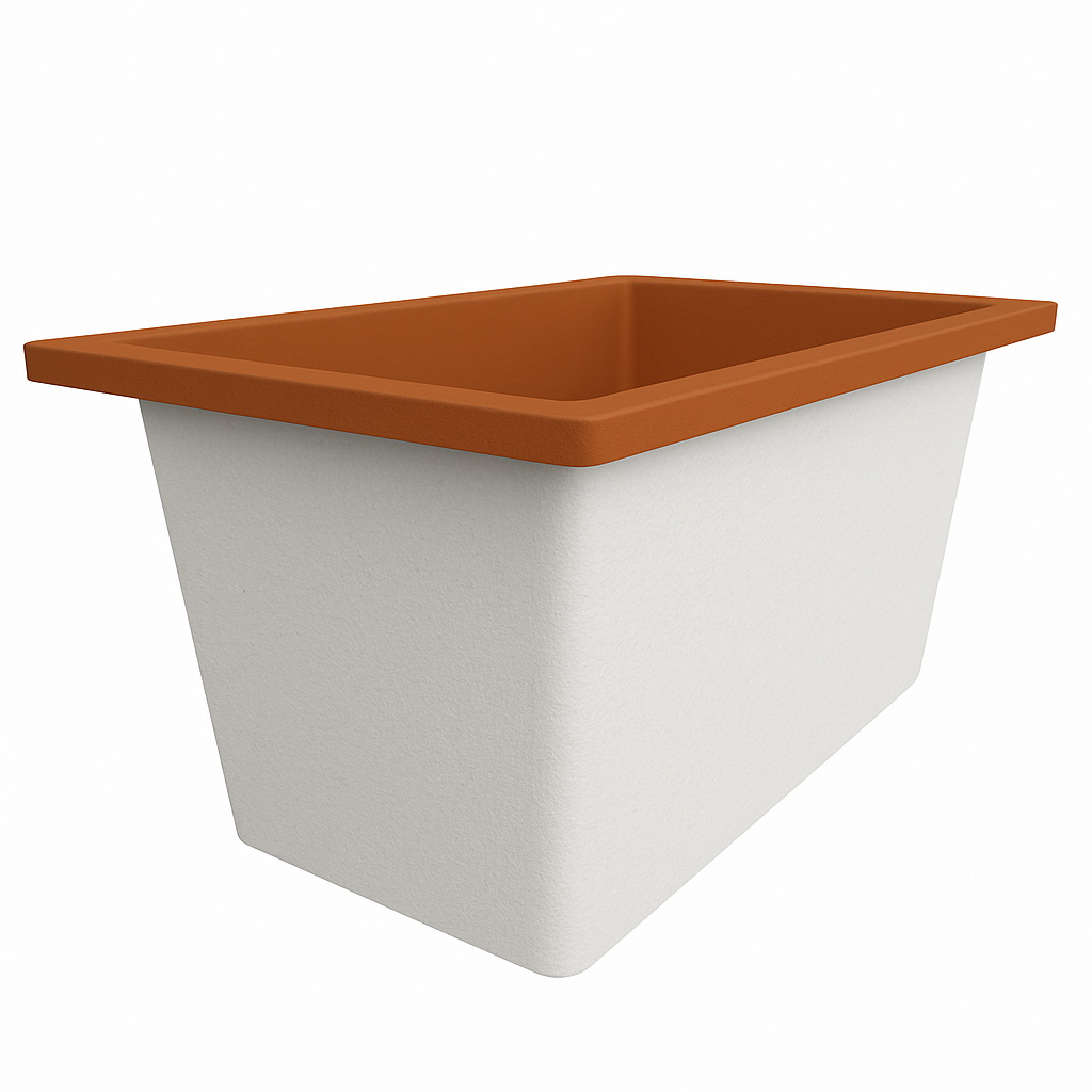 Omnitub 1250 x 750 Deep Soaking Bathtub – 600mm Internal Depth – Rectangular