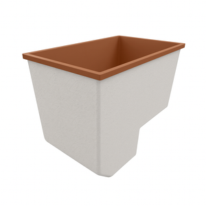 Deep Bathtub With Seat 1100 L x 700 W x 1000 Depth Handmade by Omnitub