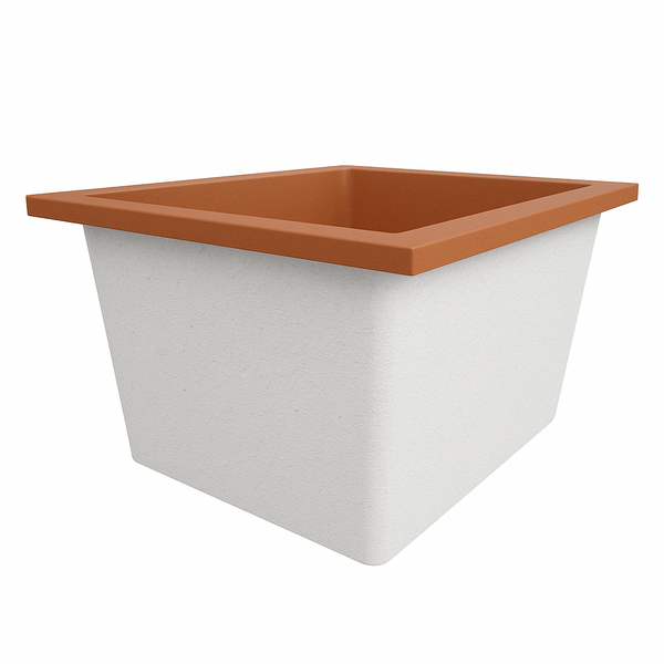 Omnitub Solo Extra 1150 x 900 handmade UK deep soaking tub 600mm depth rectangular - main product view 6