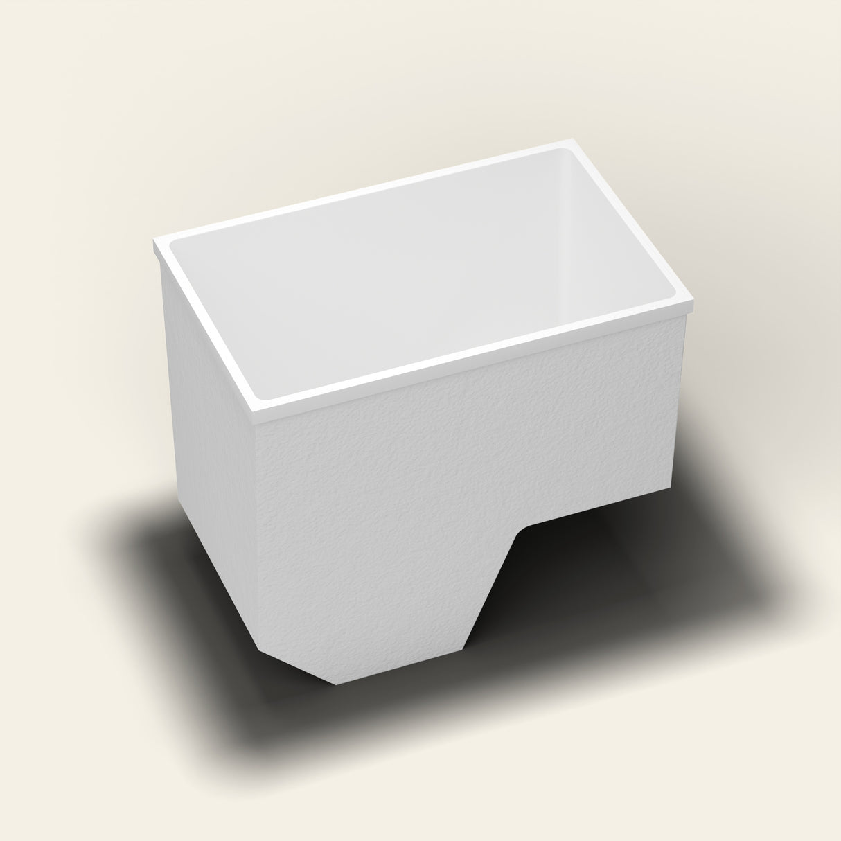 1100 x 700 Matte Seated Soaking Tub by Omnitub — heroL [render:seated-matte-heroL]