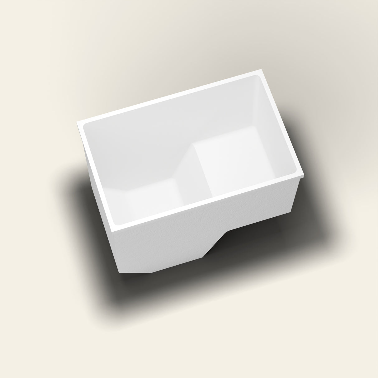 1100 x 700 Matte Seated Soaking Tub by Omnitub — in_well [render:seated-matte-in_well]