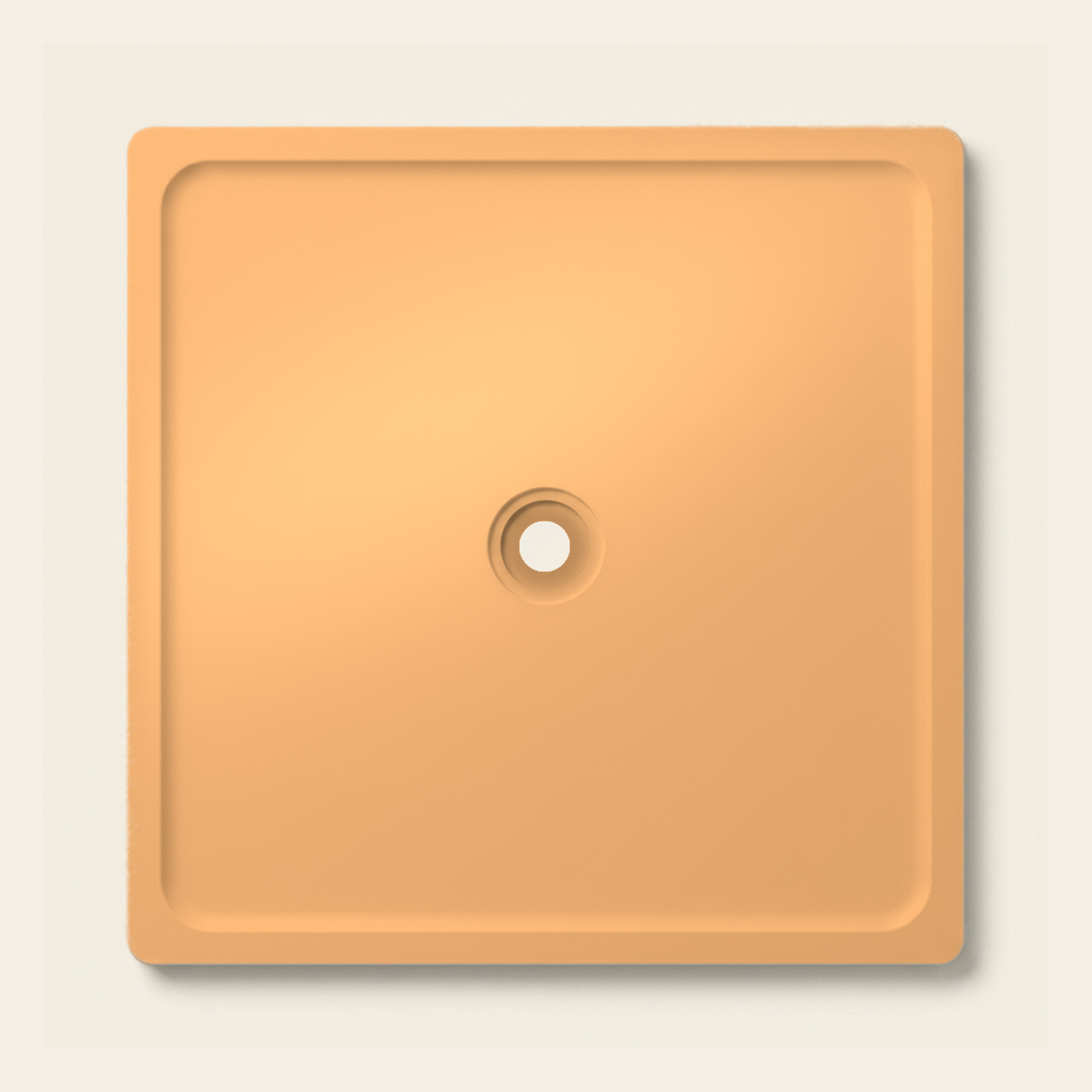 OMN-V5B Mellow Apricot — 1500 x 1500 shower tray