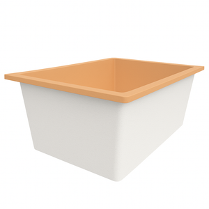 Omnitub Solo Extreme 1600 x 1050 handmade UK deep soaking tub 600mm depth wide rectangular - lifestyle setting 3