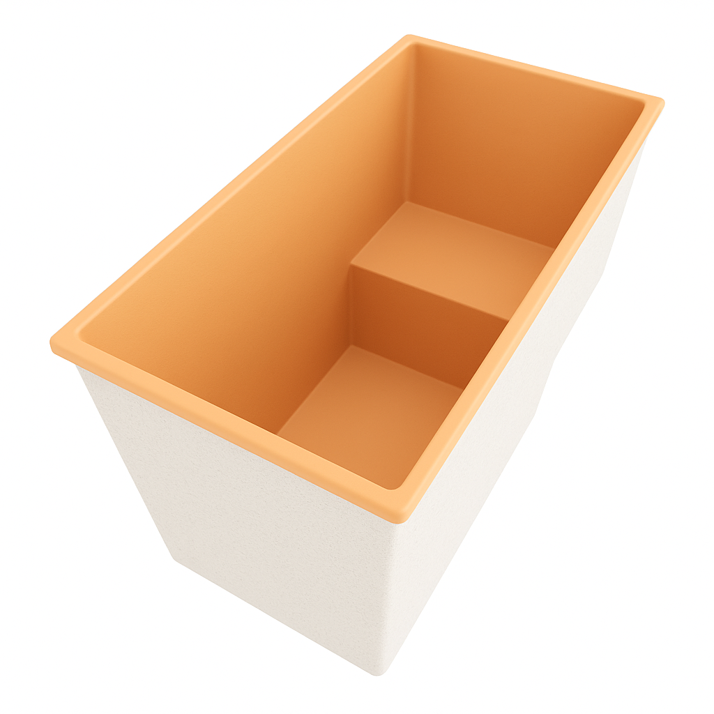 1495 x 800 Seated Soaking Tub – 1000mm Depth – Rectangular – Omnitub