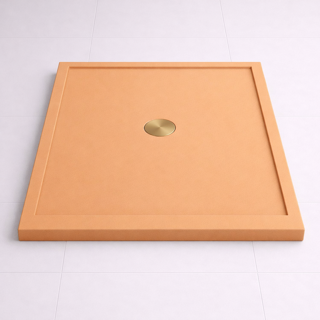 Omnitub 740 × 590 Rectangular Shower Tray – 35mm Slim Non-Slip - finish and texture 2