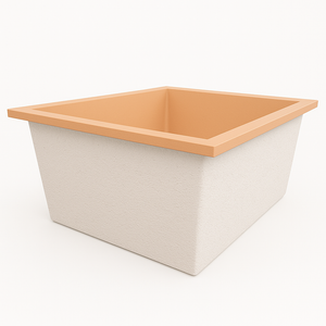 1400 L x 1200 W x 625 H. Bain profond. Omnitub Duo Flow