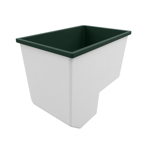 Deep Bathtub With Seat 1100 L x 700 W x 1000 Depth Handmade by Omnitub