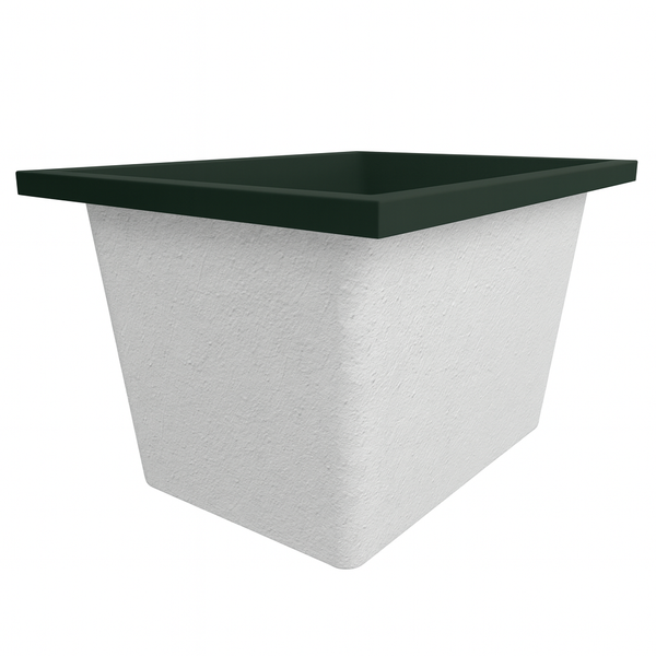 Omnitub Solo Max 1050 x 800 handmade UK deep soaking tub 600mm depth rectangular - gallery image 4