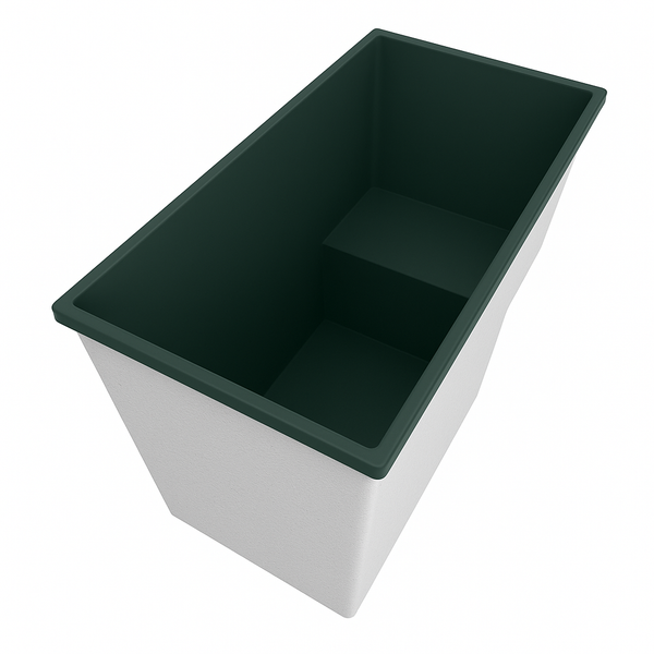 Omnitub 1495 x 800 seated soaking tub 1000mm depth rectangular - product overview 4